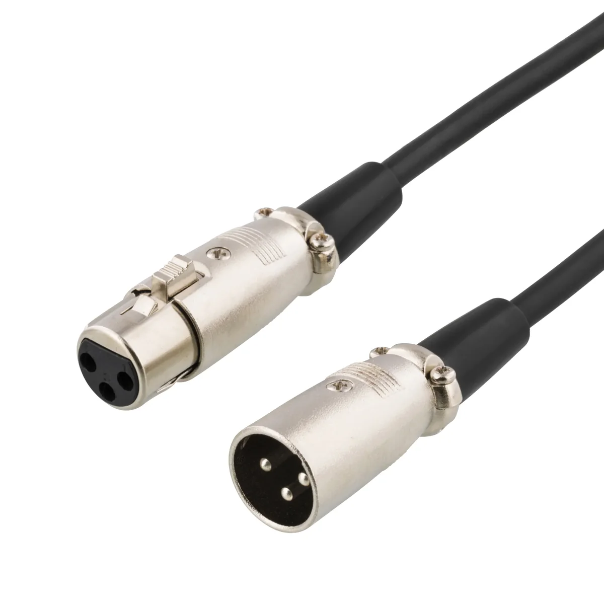 Deltaco XLR -audiokaapeli, 7 m, musta