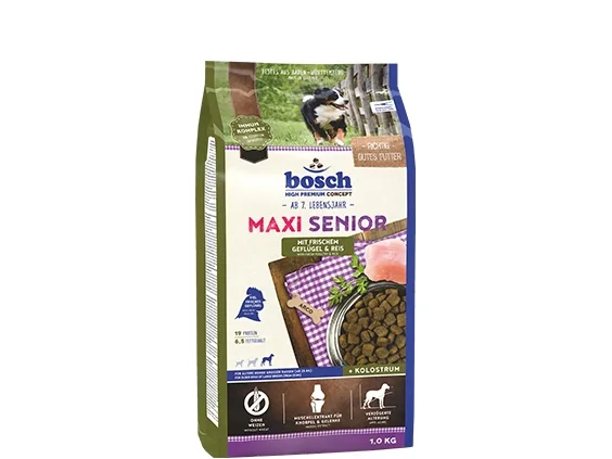 Bosch Hundefutter Maxi Senior Geflügel 1er Pack (1 x 12.5 kg)