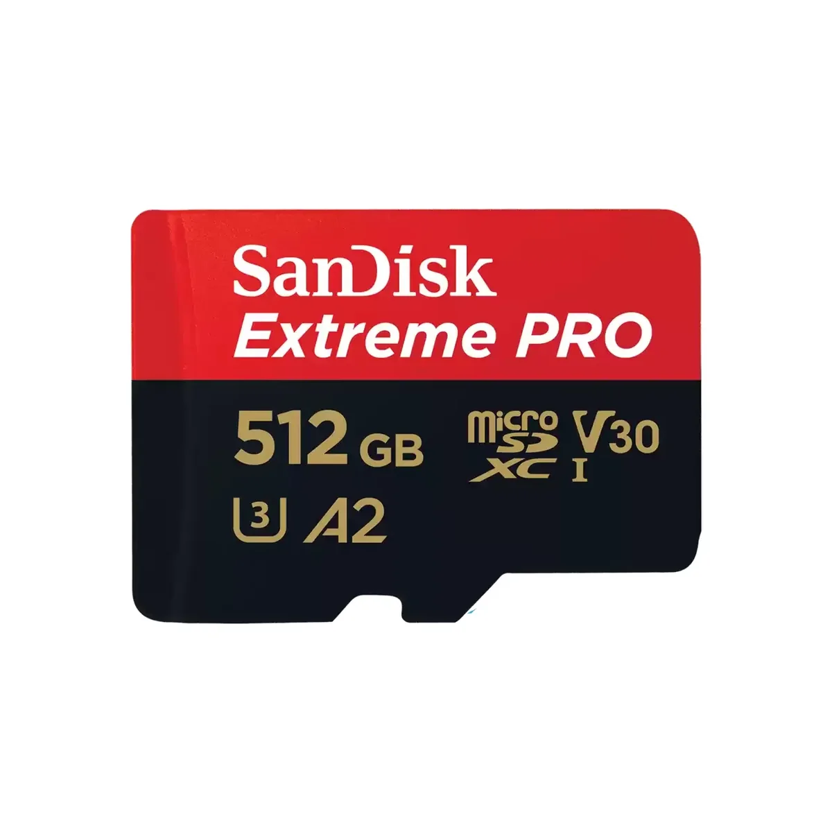 SanDisk Extreme PRO 512 Gt MicroSDXC UHS-I V30 A2 -muistikortti + SD-adapteri