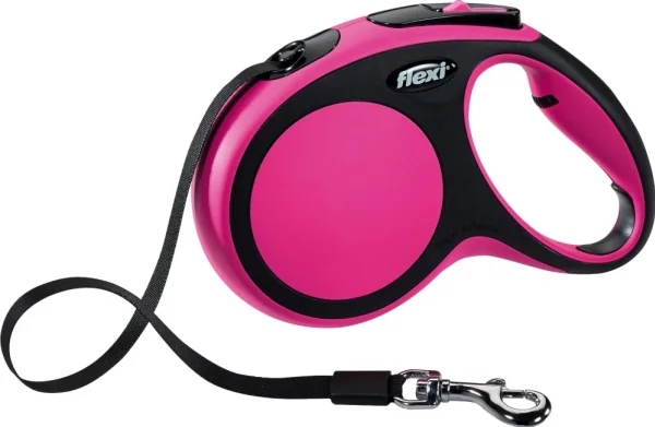 Flexi New Comfort leveähihnainen kelatalutin M, 5 m, useita värejä
