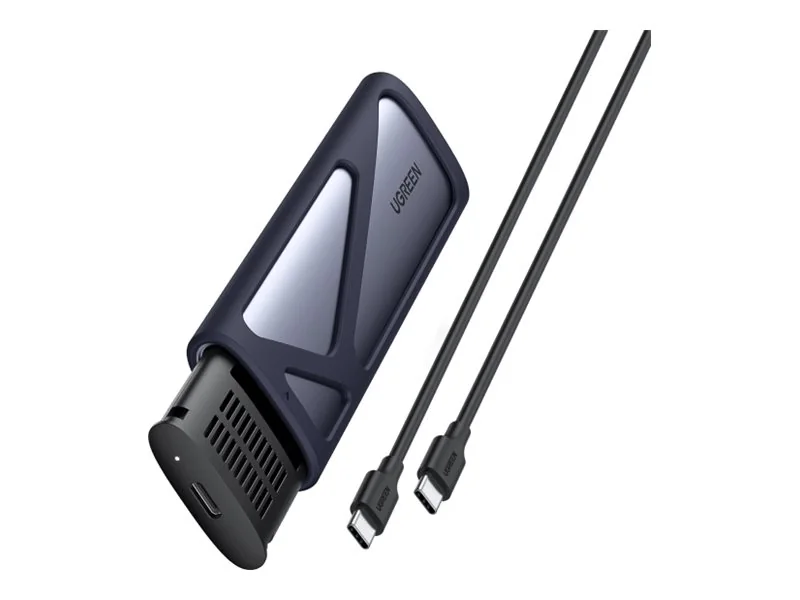 Ugreen 6957303819027, SSD-kotelo, M.2, M.2, USB-liitettävyys, Hopea