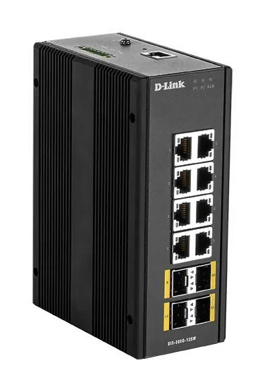 D-link Dis‑300g‑12sw Hallittu L2 Gigabit Ethernet (10/100/1000) Musta