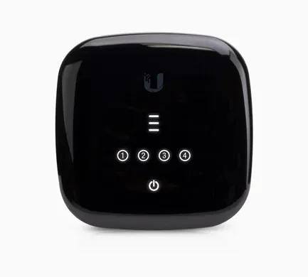Ubiquiti UFiber UF-WIFI -reititin, Wi-Fi 4, N300, GPON, PoE, musta