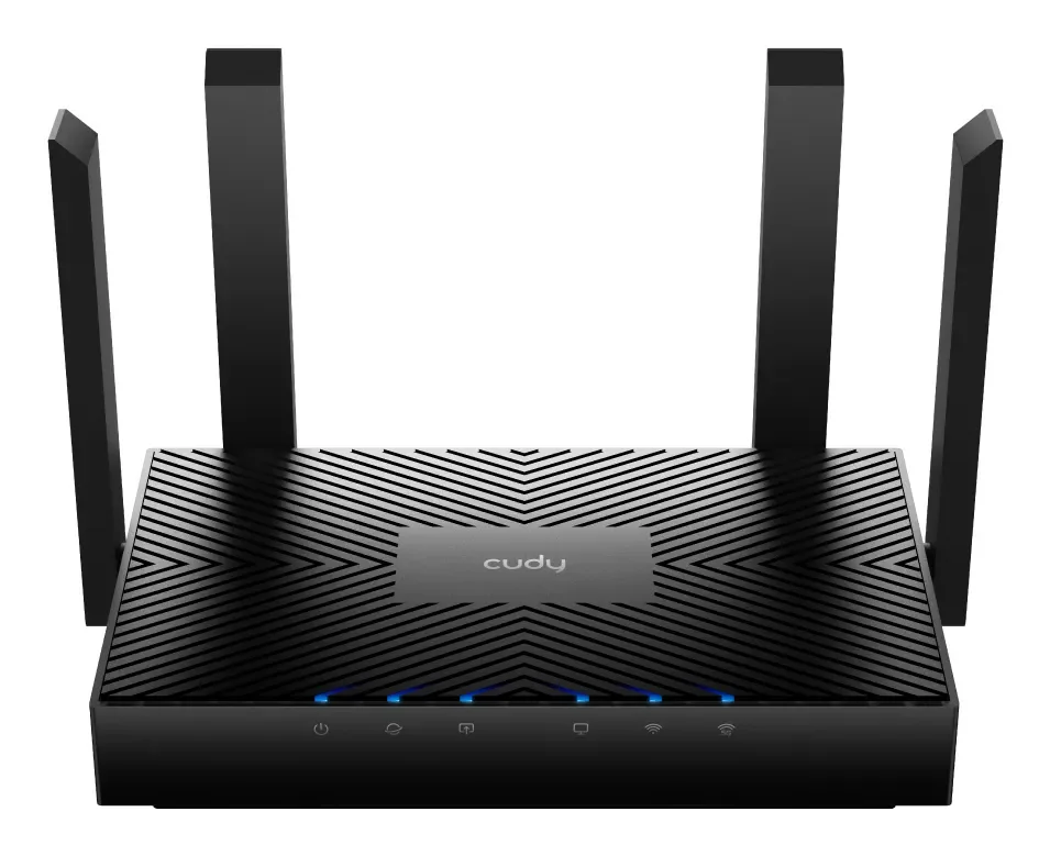 Cudy WR3000 -reititin, Wi-Fi 6, AX3000, Dual-band, musta