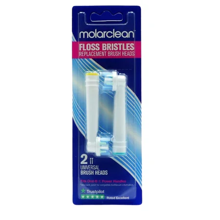 Molarclean Floss Bristles Vaihtoharjaspäät Hammasharjaan - 2 kpl