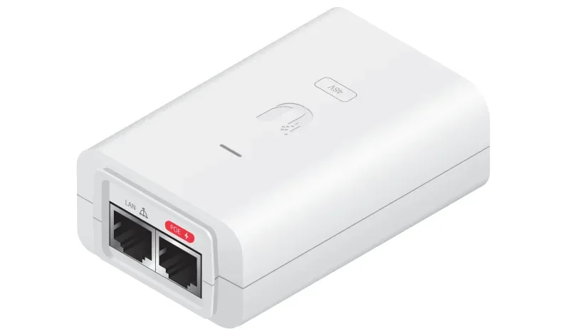 Ubiquiti POE-24-24W-WH - Power over Ethernet -injektori, valkoinen