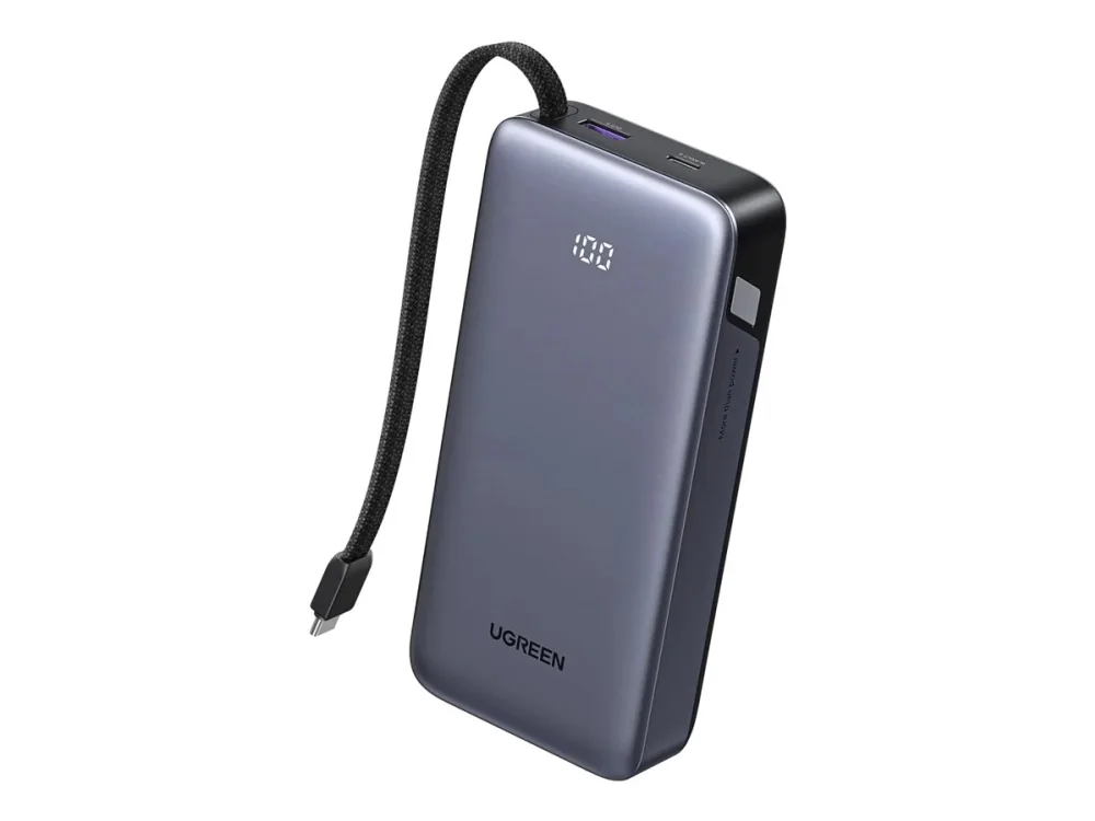 UGREEN Nexode power bank - lithium ion / lithium polymer - USB USB-C - 45 Watt - 20000 mAh