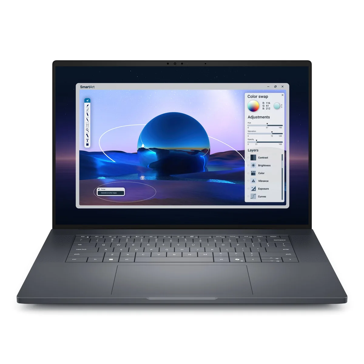 Dell Pro Max 16 Premium MA16250 - Intel Core Ultra 7 op til 5,3 GHz - Win 11 Pro - 32 GB RAM - 1 TB SSD NVMe - 16 1920 x 1200 (Full HD Plus) - Wi-Fi 7