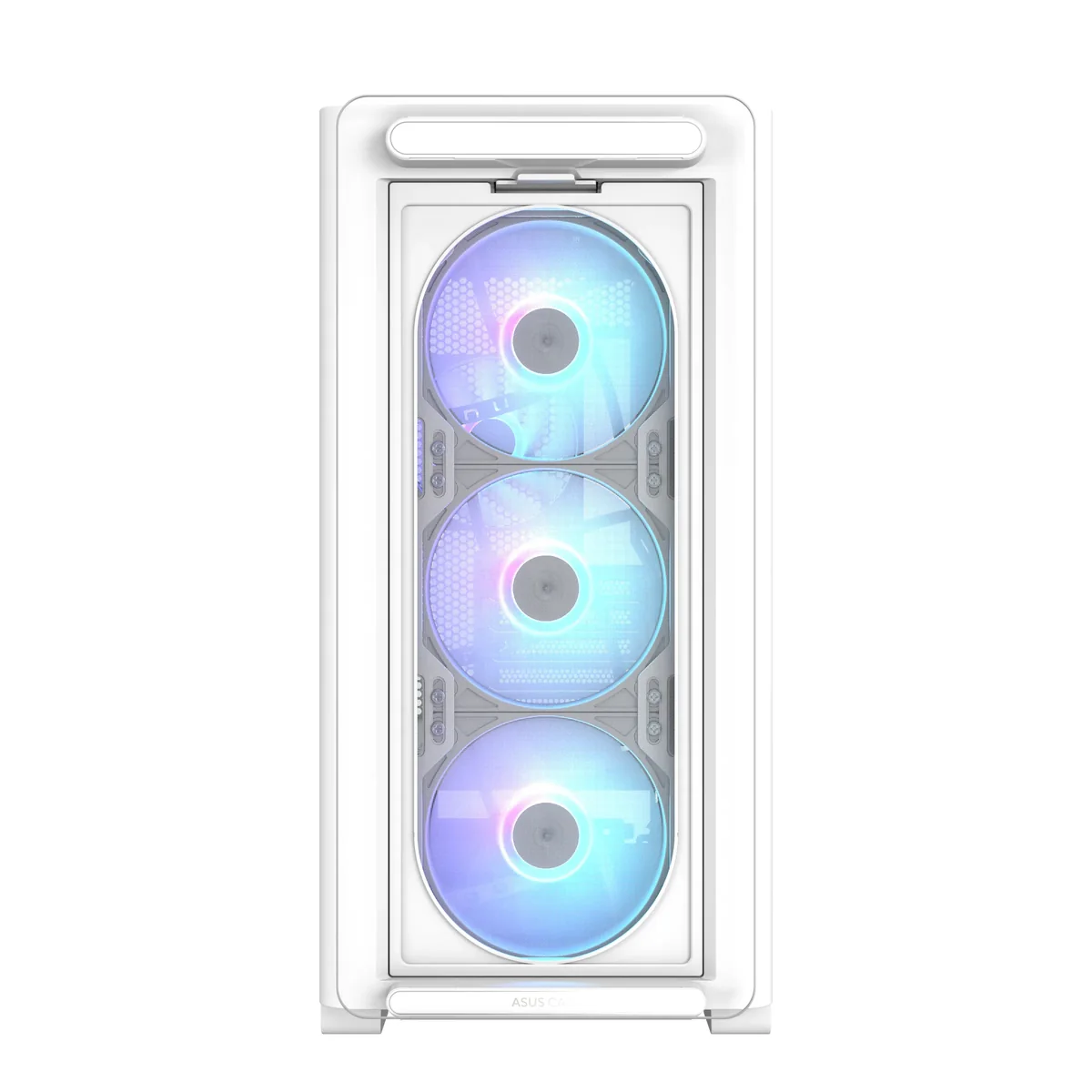 ASUS A23 PLUS -micro-ATX-kotelo RGB-valaistuksella, valkoinen