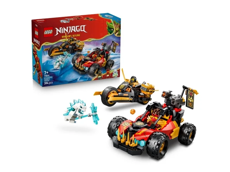 LEGO Ninjago 71864 Kain ja Colen yhdistelmäajoneuvot