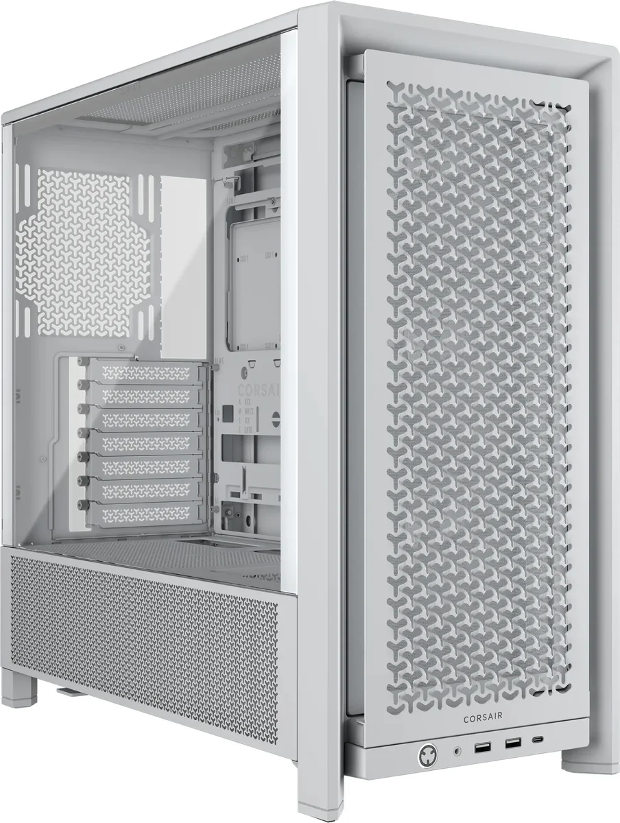 Corsair FRAME 4000D RS (3 white fans) - Kotelot - Miditower - Valkoinen