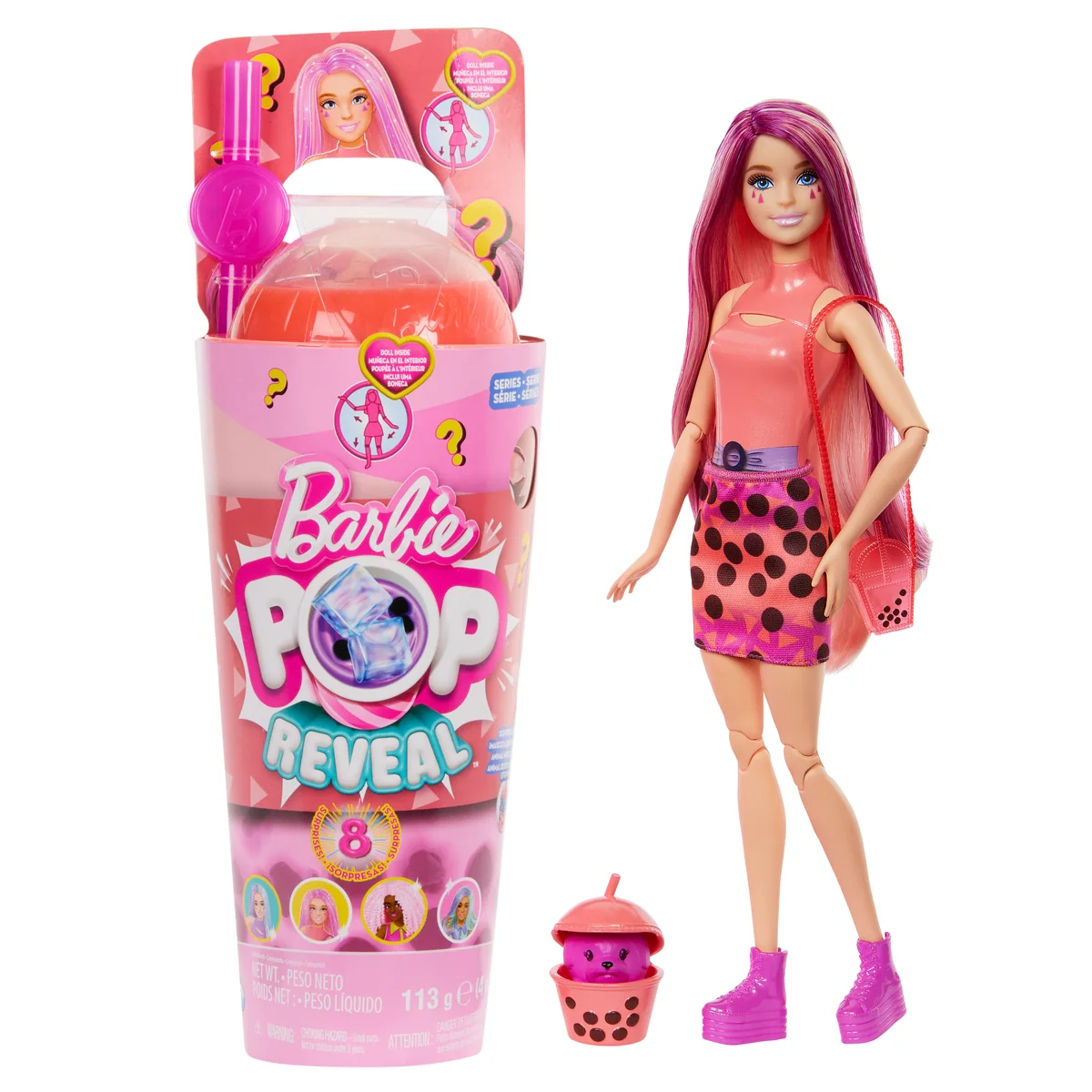 Barbie Pop Reveal Bubble Tea Series – Mango Mochi