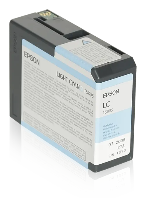 Epson Muste Kevyt Syaani T5805 - Pro 3800