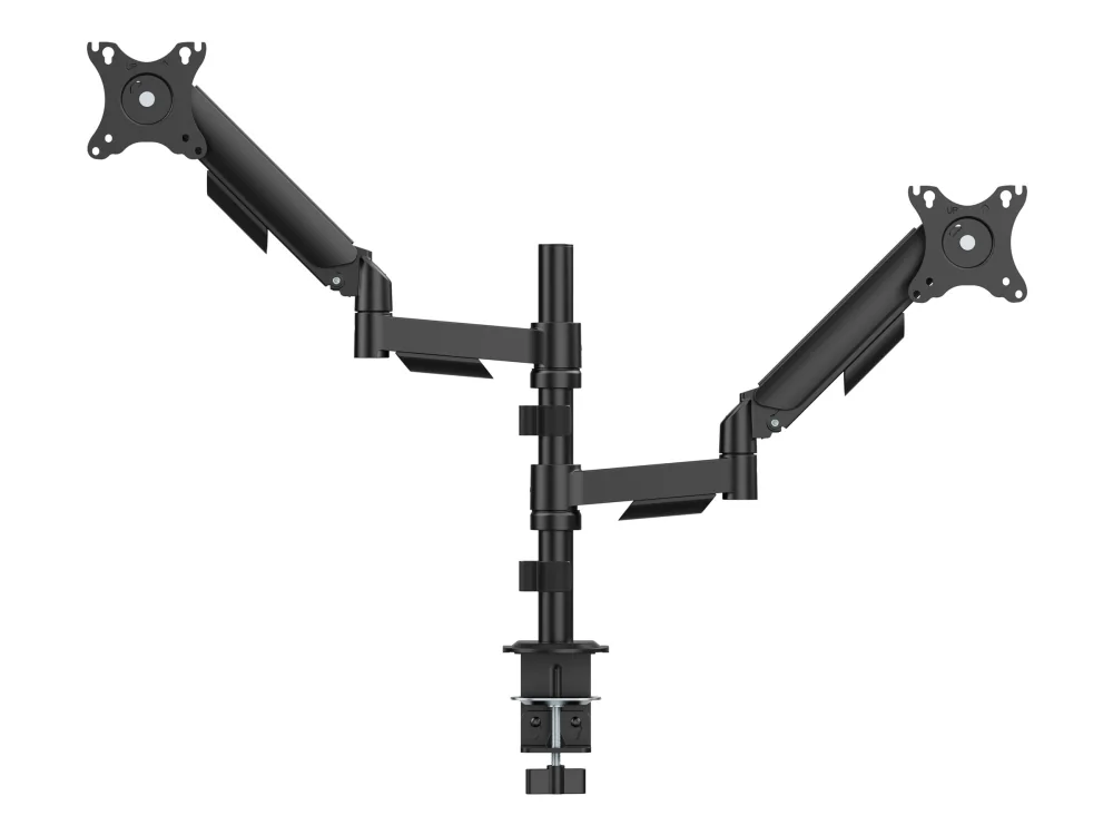 Gembird MA-DA2P-02, Kiinnike/läpivientisuojus, 18 kg, 43,2 cm (17), 81,3 cm (32), 100 x 100 mm, musta