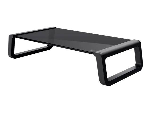 Trust Monta - Tempered glass monitor stand - Black