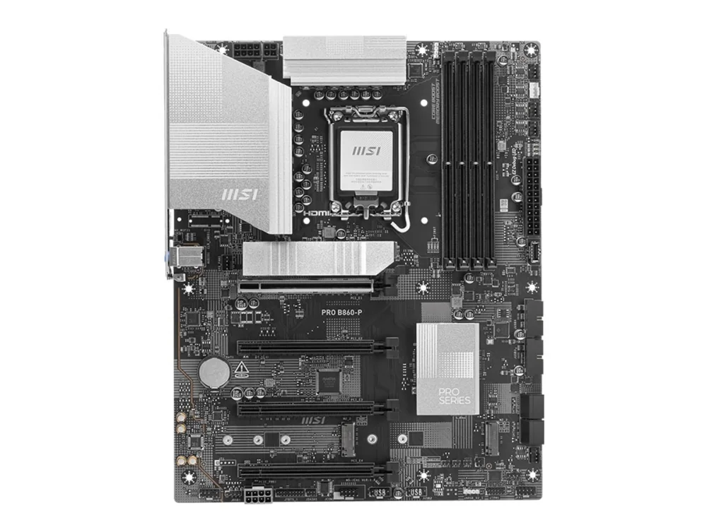 MSI PRO B860-P Emolevy - Intel B860 - Intel LGA1851 - DDR5 RAM - ATX