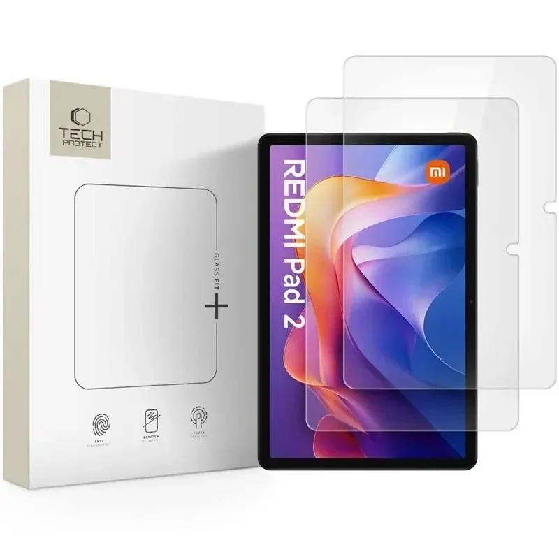 Kaitseklaas Tech-Protect Redmi Pad 2 Glass Fit+, 2tk