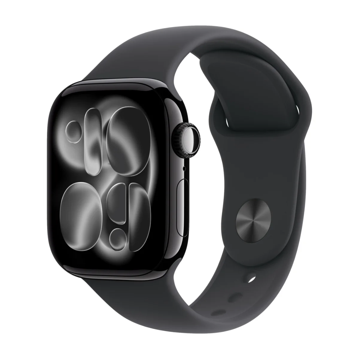 Apple Watch Series 11 GPS + Cell 42 mm peilimusta alumiini, musta urheiluranneke - M/L