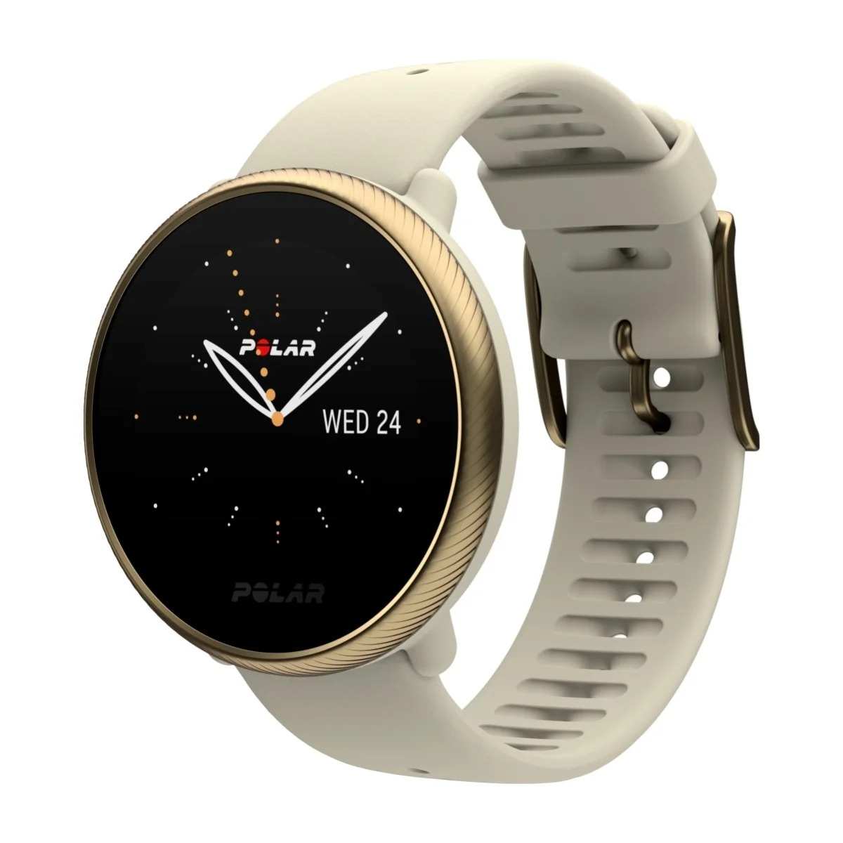 Polar Ignite 2 urheilukello Samppanja/kulta S-L