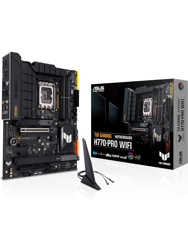 ASUS TUF GAMING H770-PRO WIFI Emolevy - Intel H770 - Intel LGA1700 - DDR5 RAM - ATX