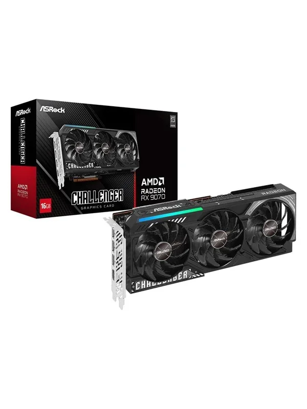 ASRock Radeon RX 9070 Challenger - 16GB GDDR6 RAM - Näytönohjaimet