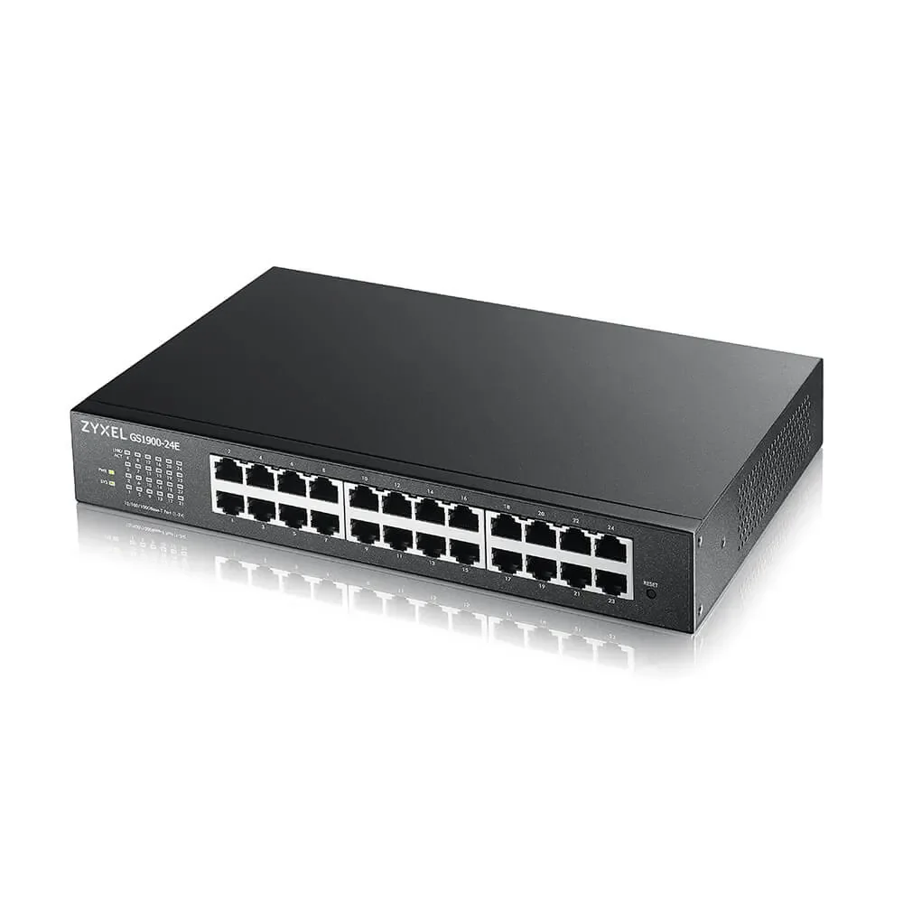 Zyxel GS1900-24E, Hallittu, Gigabit Ethernet (10/100/1000)
