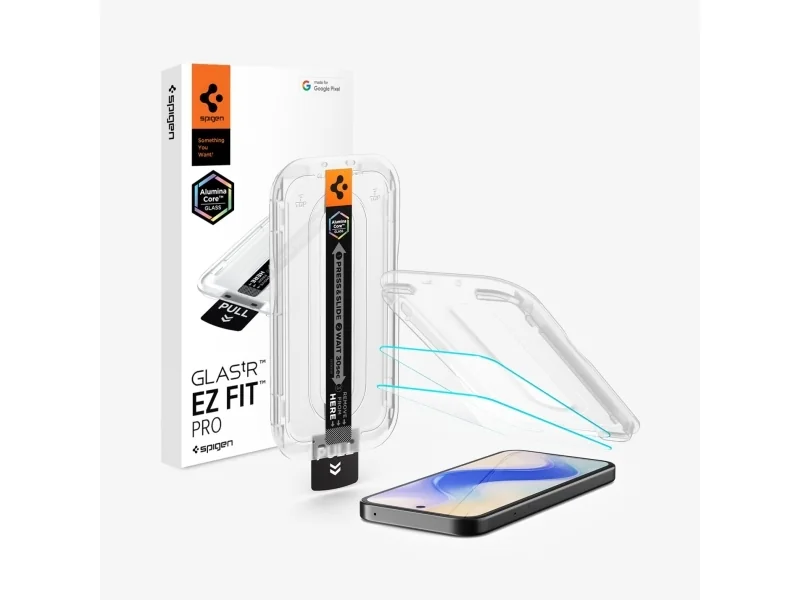 Spigen Glass tR EZ Fit Pro 2 Pack - Transparency - Google Pixel 10a