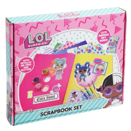 L.O.L. Surprise! Scrapbook-setti Glitterillä, Tarroilla ja Kynillä