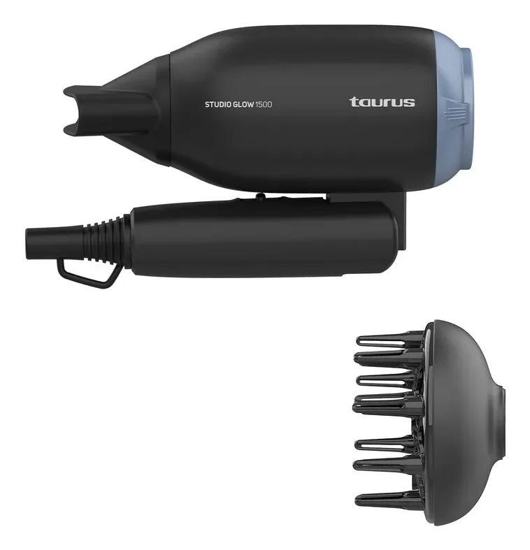 Taurus Hiustenkuivaaja Hair Dryer 1400W Studio Glow 1500 Black - 1400 W