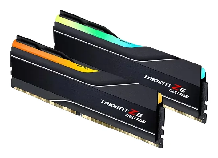 G.Skill Trident Z5 Neo RGB DDR5-6400 - 32GB - CL30 - Dual Channel (2 pcs) - AMD EXPO - Musta RGB