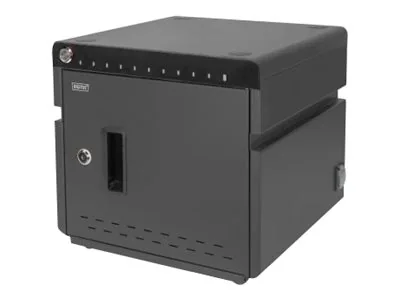 DIGITUS Mobile Desktop Charging Cabinet for 10 Notebooks/Tablets