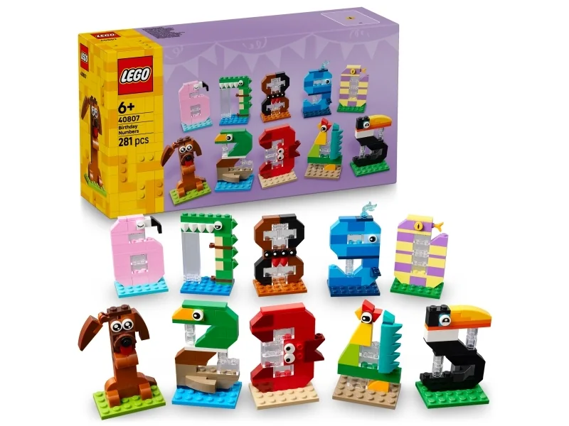 Synttärinumerot LEGO® Iconic (40807)
