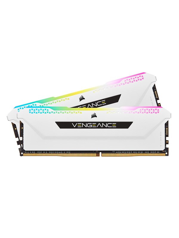 Corsair VENGEANCE RGB PRO SL 32 Gt (2 x 16 Gt) DDR4 3200 MHz, CL16 -muisti, valkoinen (XMP)