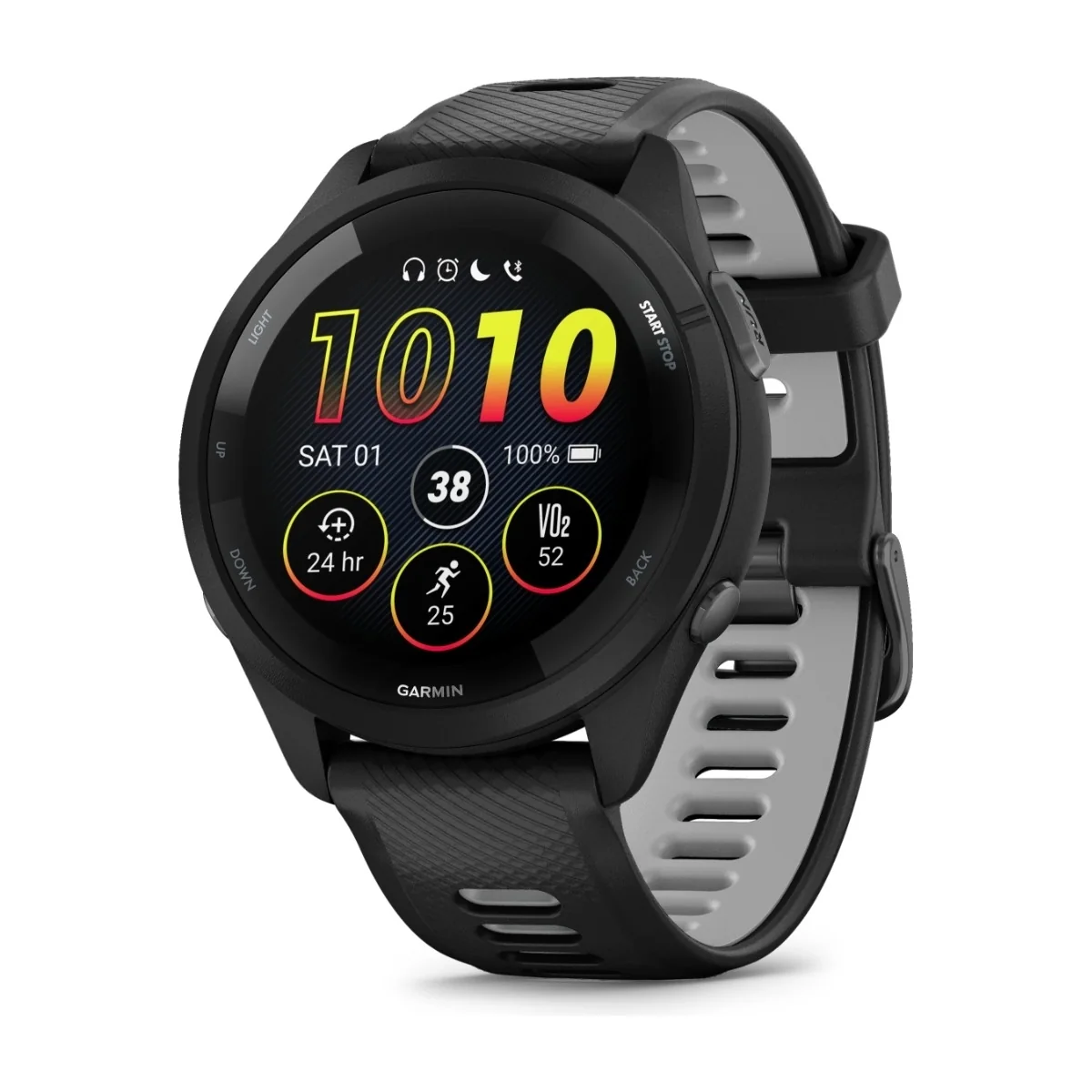 Garmin Forerunner 265 GPS -juoksu-älykello, musta