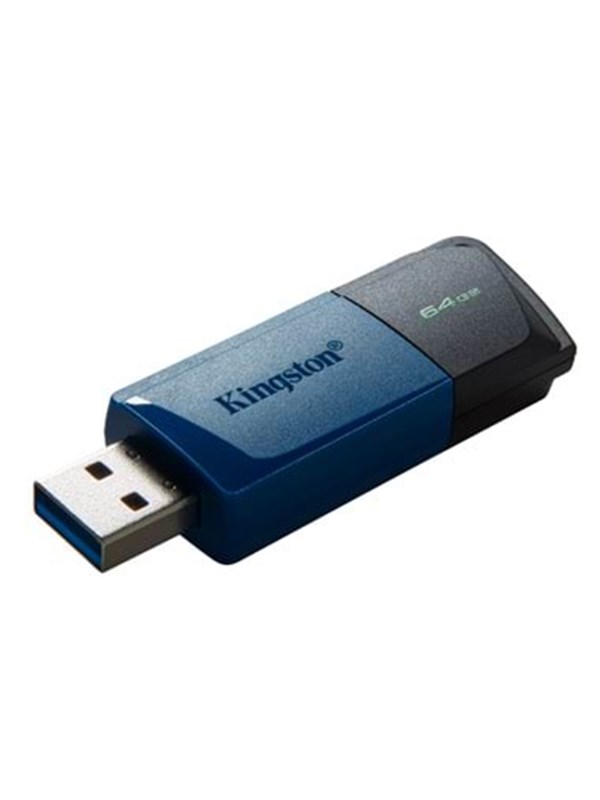 Kingston Datatraveler Exodia M 64gb Usb-a Musta, Sininen