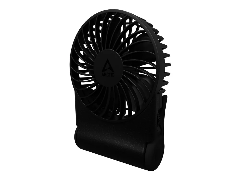ARCTIC Summair 2Go, musta, 9,1 cm, 1 tuuletin(ta), 77 h, Käsituuletin, 1 kpl