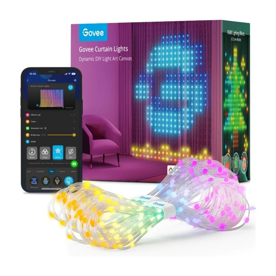 Govee WIFI & Bluetooth Curtain Light