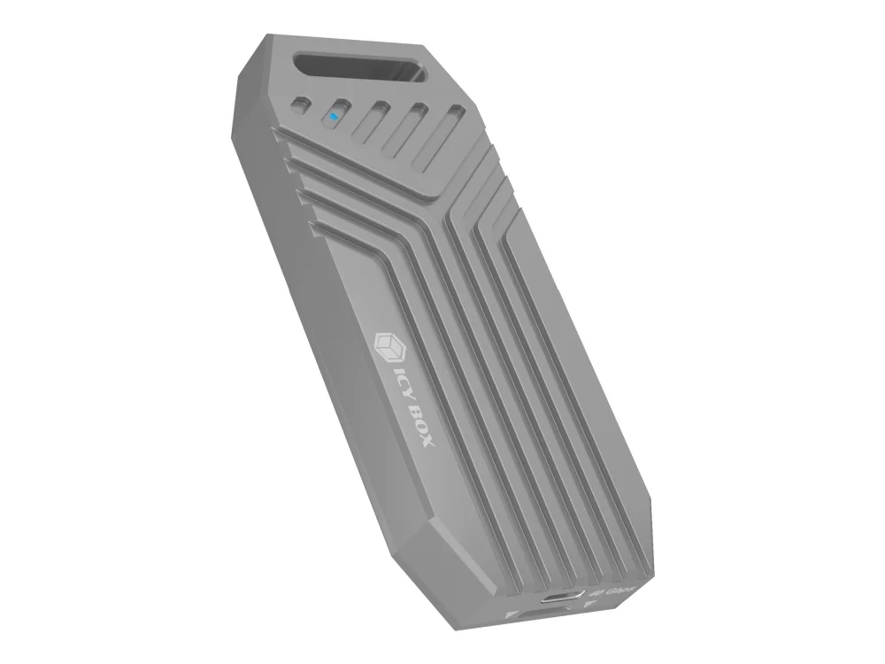 ICY BOX Kotelo ulkoinen M.2 PCIe SSD Alumiinikotelo USB4 NVMe Type-C M-Key - Kotelo (IB-1919M-C42)
