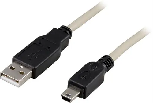 USB kaapeli A-MiniB u-u, 1m laitekaapeli a - mini-b usb kaapeli