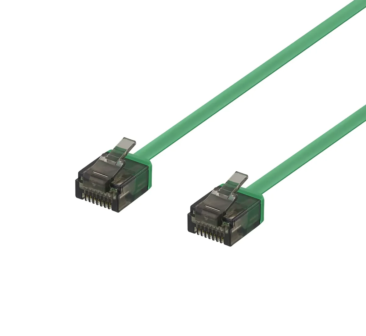 Deltaco patch cable - 50 cm - green - Vihreä - 0.5m