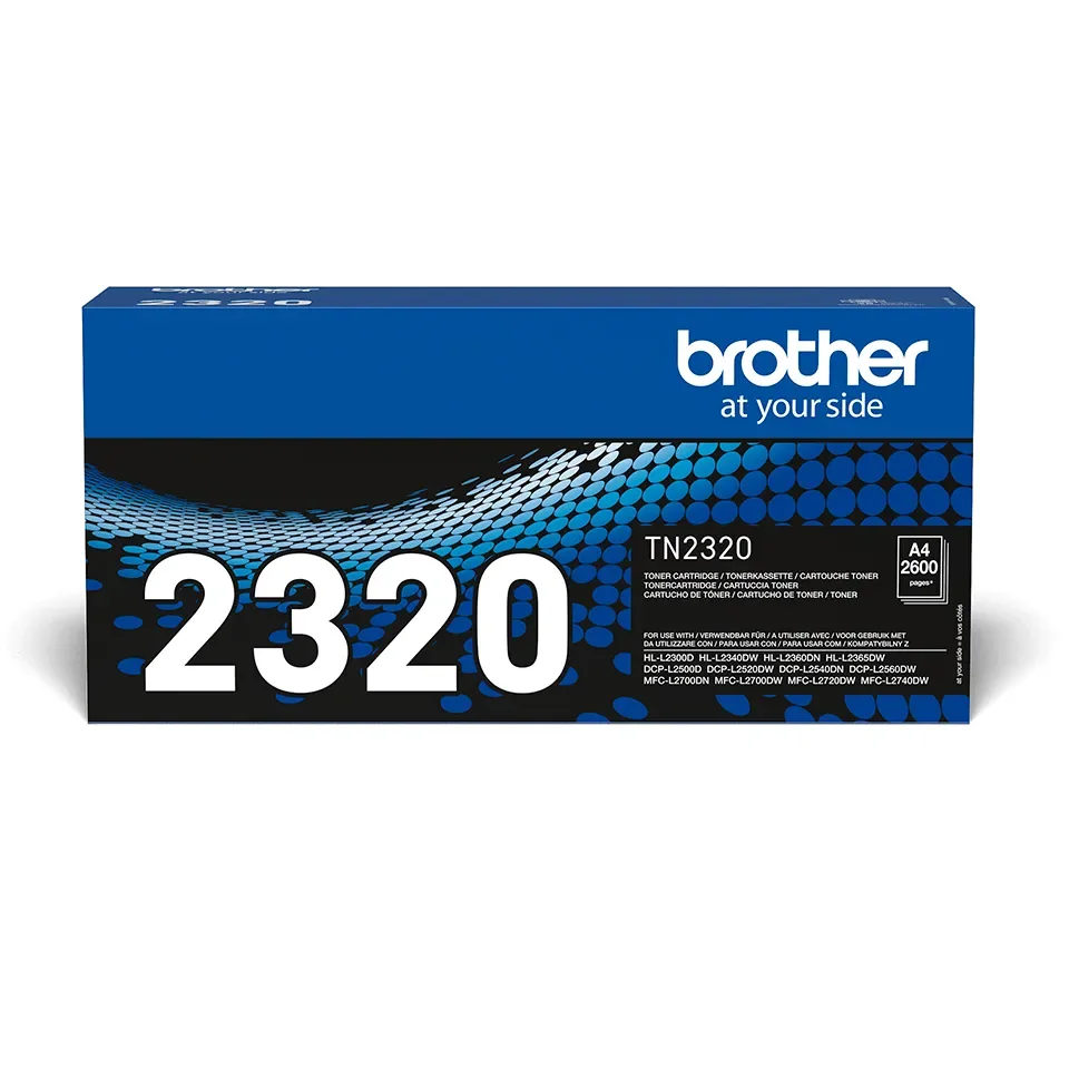Brother TN2320 XL-laservärikasetti, musta