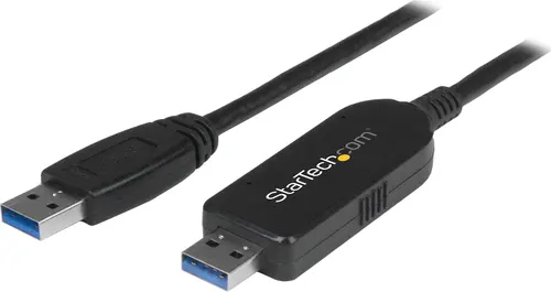 Startech Usb 3.0 Data Transfer Cable For Mac & Windows 1.8m Usb-a Usb-a Musta
