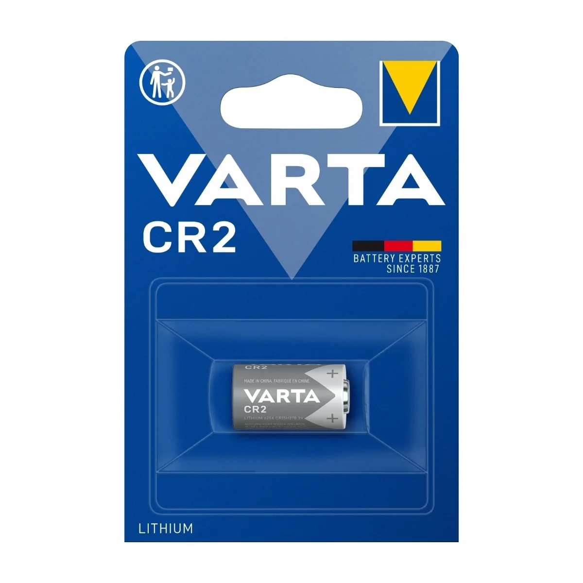 VARTA Varta Prof. Photo - CR2 - 1 kpl/pakkaus