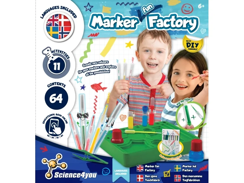 Science4you Science4you, Marker Factory, Non-scented