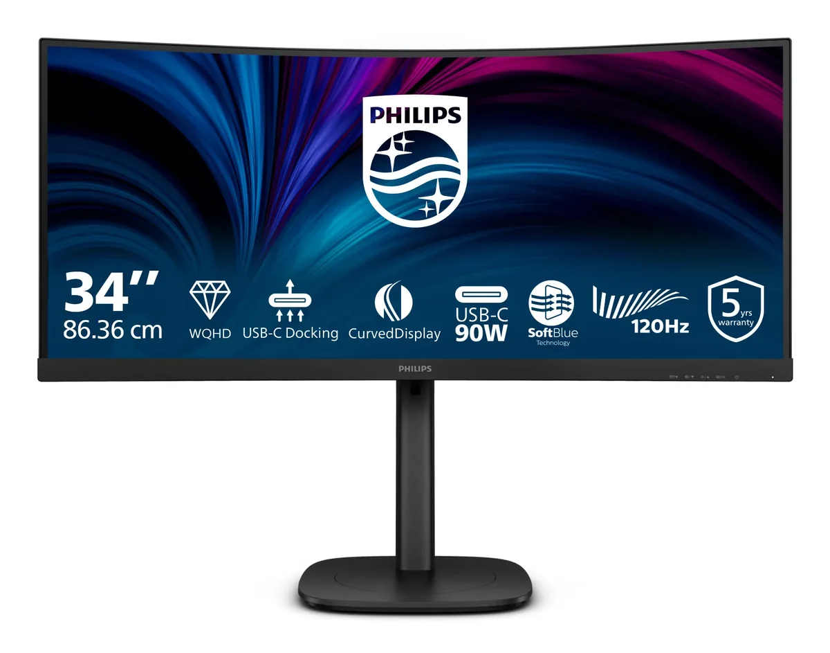 34" Philips 34B2U3600C - 3440x1440 (UWQHD) - 120Hz - VA - KVM switch