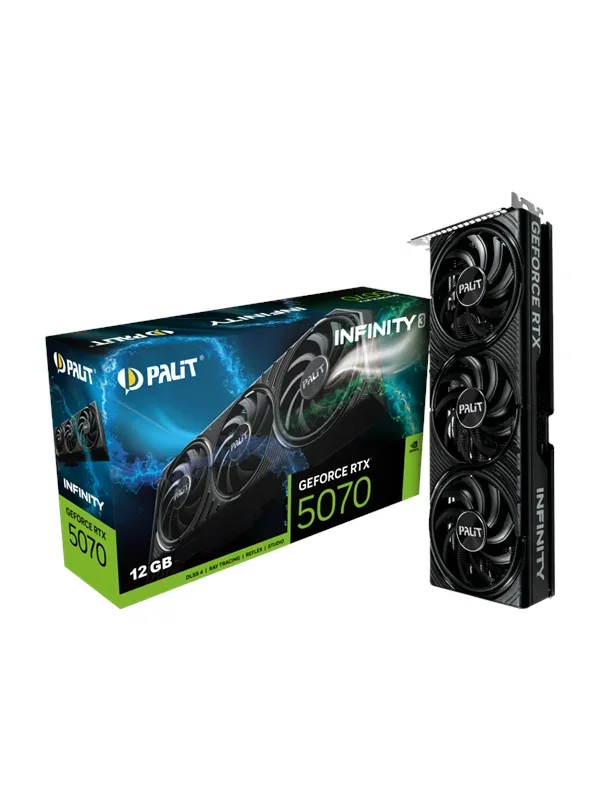Palit GeForce RTX 5070 Infinity 3 - 12GB GDDR7 RAM - Näytönohjaimet