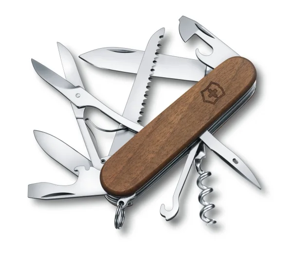 Victorinox Huntsman Wood - yksi/yksi(t) - useita työkaluja - tikari - puu - ruostumaton teräs - 13 työkalua (1.3711.63)