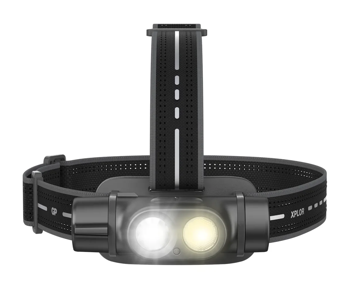 GP Xplor Rechargeable Headlamp, PHR19, 1200 lumen