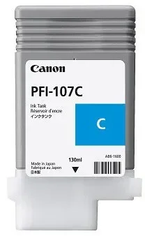 Canon PFI-107-mustekasetti, 130 ml, syaani