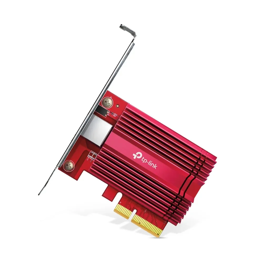 TP-Link TX401, Sisäinen, Langallinen, PCI Express, Ethernet, 10000 Mbit/s, Punainen